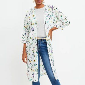 NWT LOFT Floral Duster💜